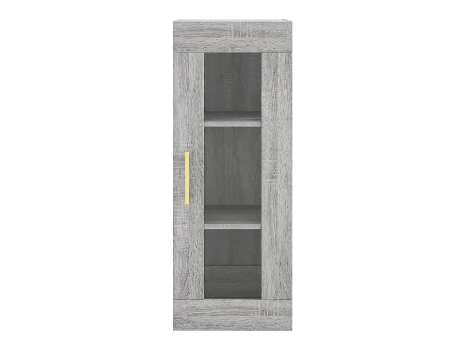 New vidaxl Armário de parede 34,5x34x90 cm sonoma Cinzento