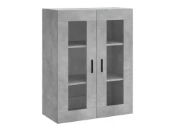 Prateleira|vidaxl Armário de parede 69,5x34x90 cm cimento Cinzento