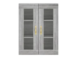 Online vidaxl Armário de parede 69,5x34x90 cm sonoma Cinzento