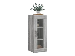 Outlet vidaxl Armário de parede 34,5x34x90 cm sonoma Cinzento