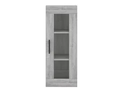 Outlet vidaxl Armário de parede 34,5x34x90 cm sonoma Cinzento