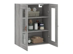 Hot vidaxl Armário de parede 69,5x34x90 cm sonoma Cinzento