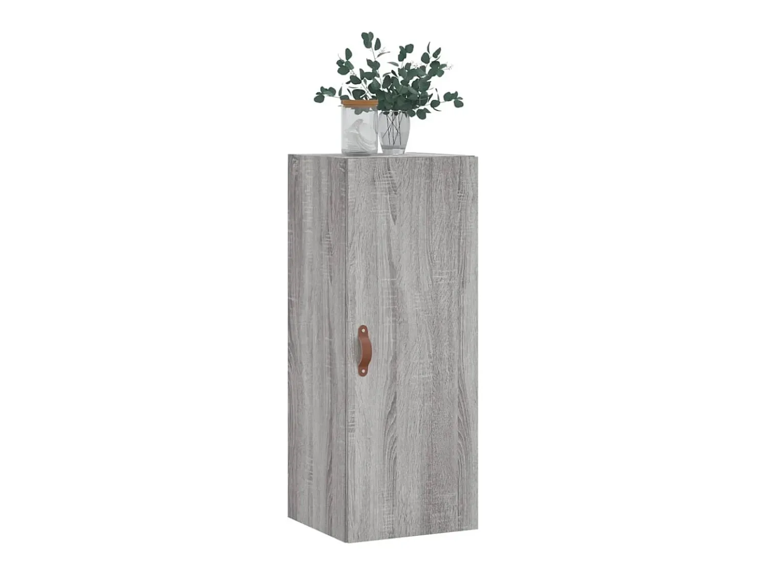 vidaxl Armário de parede 34,5x34x90 cm sonoma Cinzento