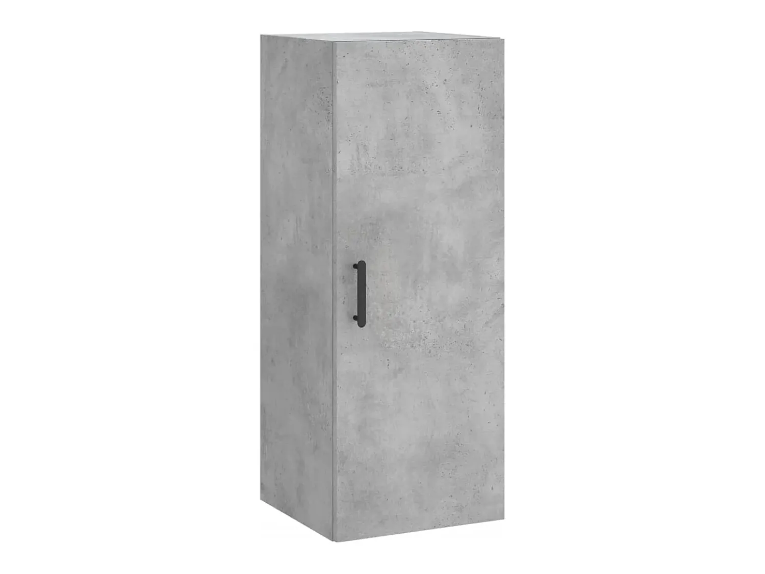 vidaxl Armário de parede 34,5x34x90 cm cimento^ Prateleira