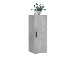 vidaxl Armário de parede 34,5x34x90 cm cimento^ Prateleira