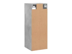 Best vidaxl Armário de parede 34,5x34x90 cm cimento Cinzento