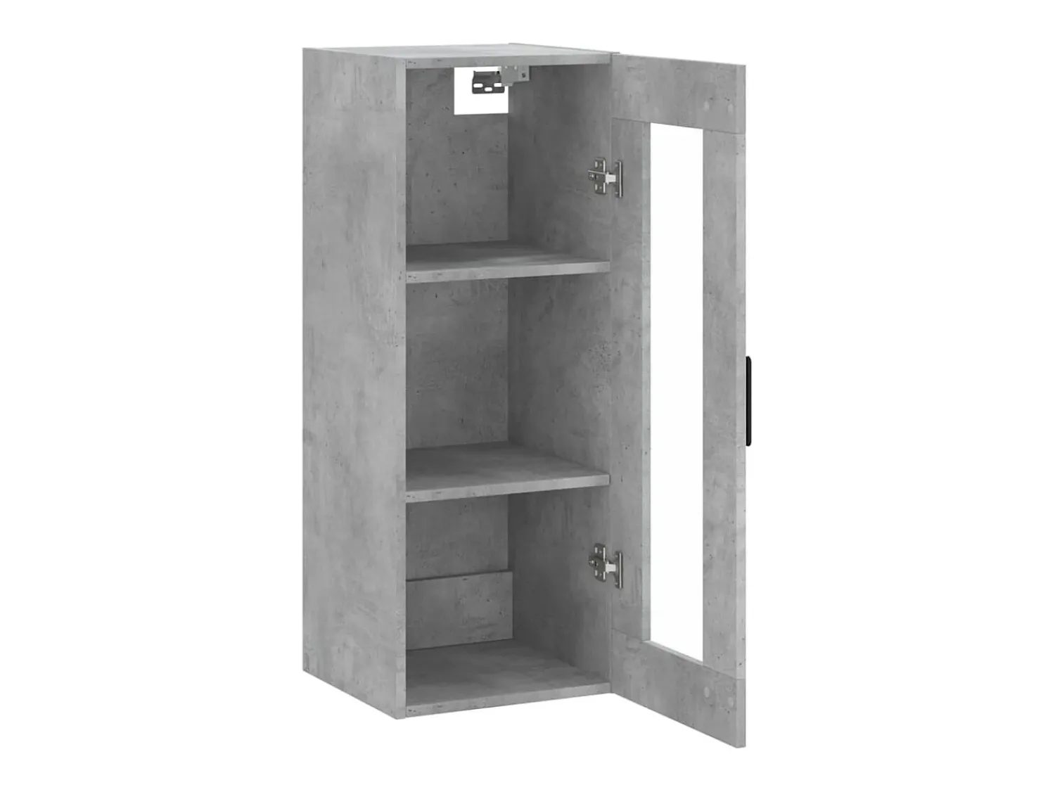 Best vidaxl Armário de parede 34,5x34x90 cm cimento Cinzento