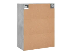 Prateleira|vidaxl Armário de parede 69,5x34x90 cm cimento Cinzento
