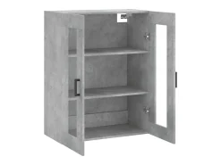 Prateleira|vidaxl Armário de parede 69,5x34x90 cm cimento Cinzento