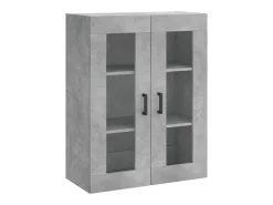 Prateleira|vidaxl Armário de parede 69,5x34x90 cm cimento Cinzento
