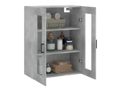 Prateleira|vidaxl Armário de parede 69,5x34x90 cm cimento Cinzento
