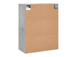 Outlet vidaxl Armário de parede 69,5x34x90 cm cimento Cinzento