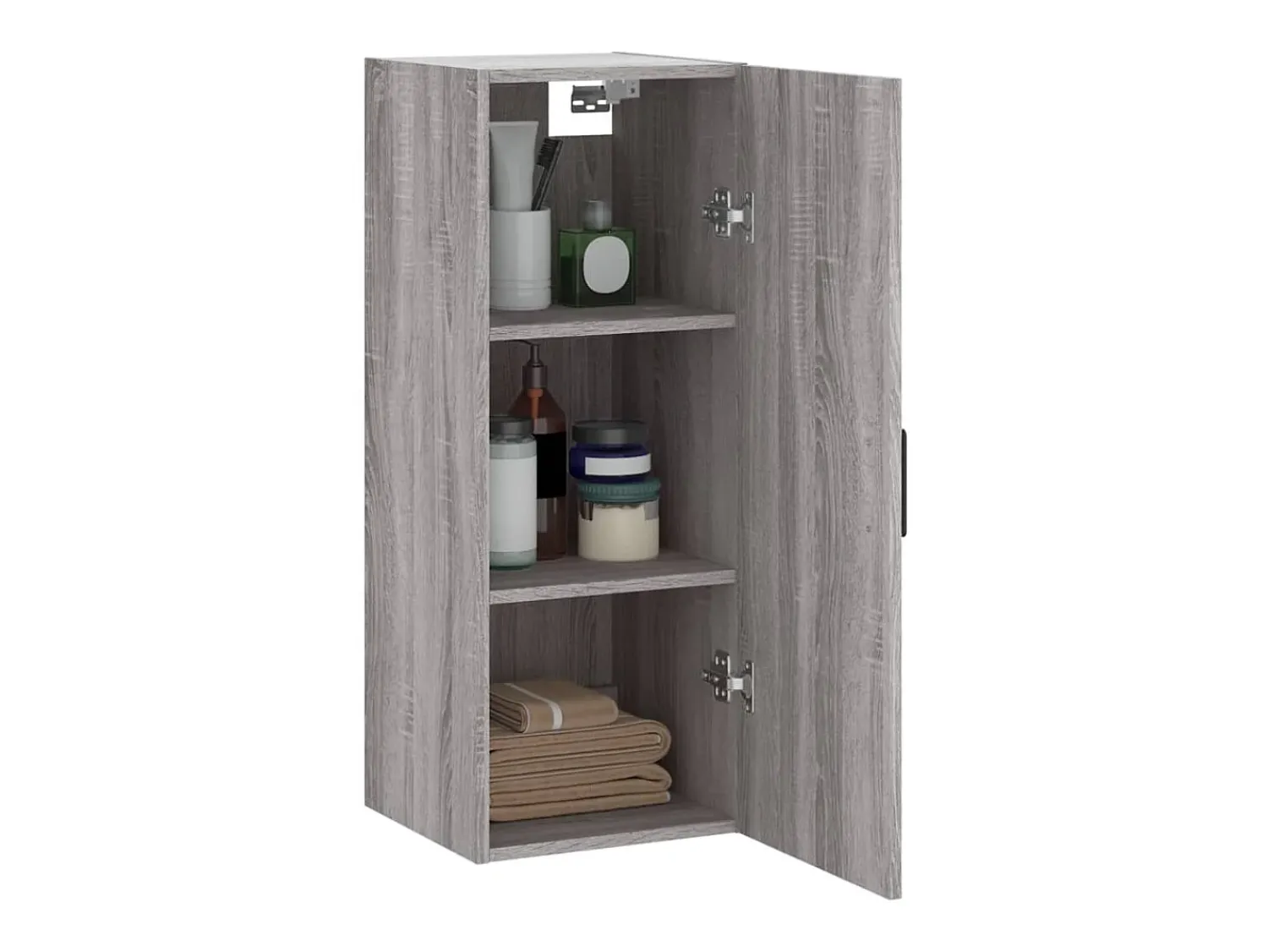 Best vidaxl Armário de parede 34,5x34x90 cm sonoma Cinzento