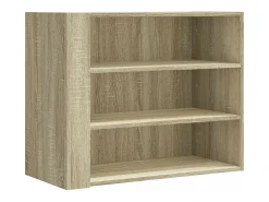 Prateleira*vidaxl Armário de parede 75x35x60 cm derivados madeira carvalho sonoma Castanho
