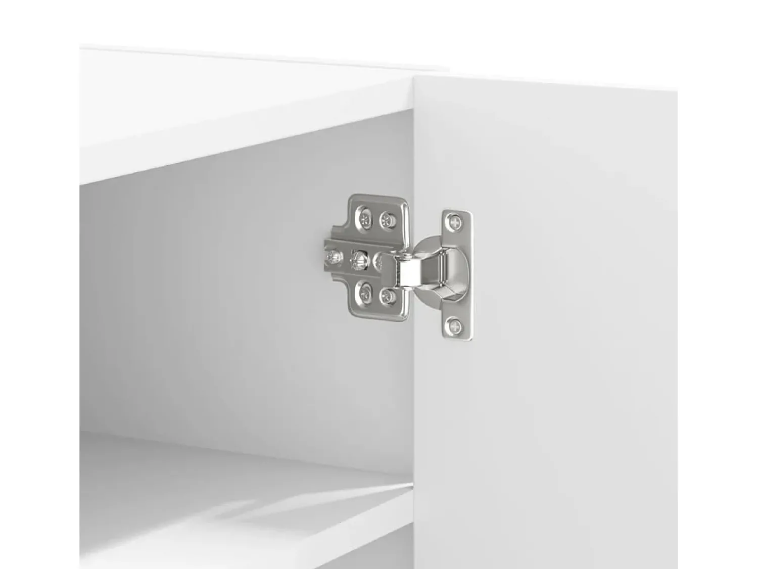 Prateleira*vidaxl Armário de parede 75x35x60 cm derivados de madeira Branco