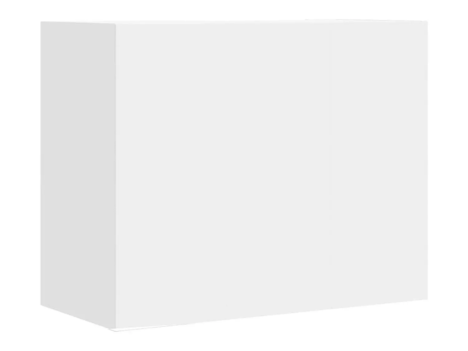 Prateleira*vidaxl Armário de parede 75x35x60 cm derivados de madeira Branco