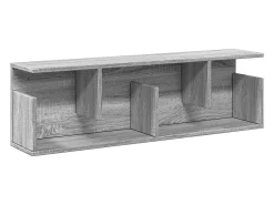 Prateleira|vidaxl Armário de parede 100x20x30 cm deriv. madeira sonoma Cinzento