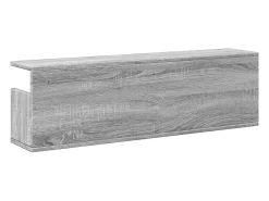 Prateleira|vidaxl Armário de parede 100x20x30 cm deriv. madeira sonoma Cinzento