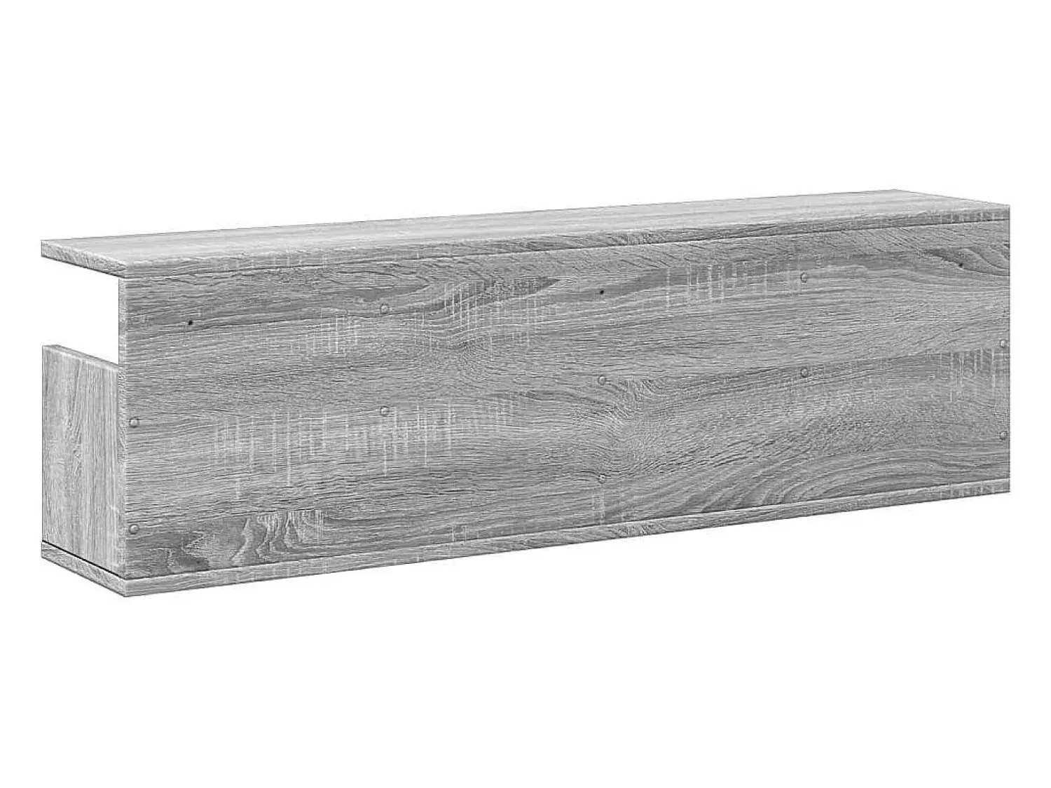 Prateleira|vidaxl Armário de parede 100x20x30 cm deriv. madeira sonoma Cinzento