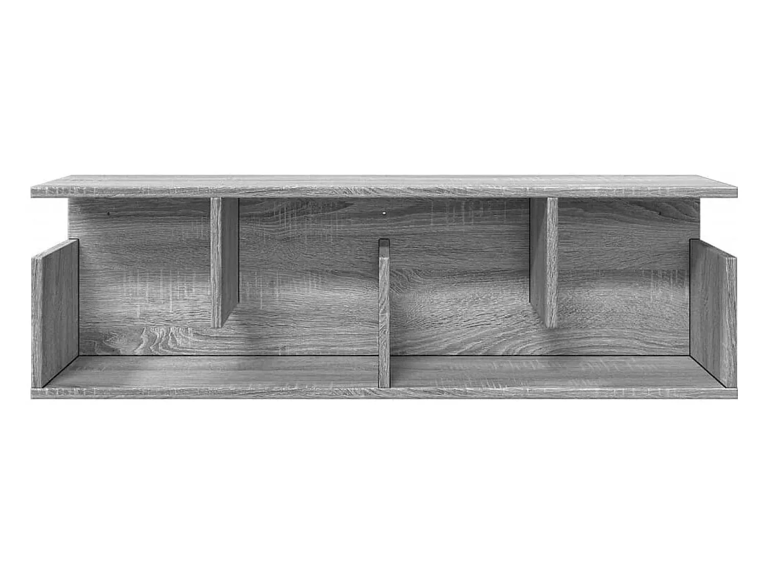 Prateleira|vidaxl Armário de parede 100x20x30 cm deriv. madeira sonoma Cinzento