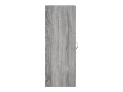 Prateleira|vidaxl Armário de parede 34,5x34x90 cm derivados madeira cinza sonoma Cinzento