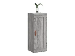 Prateleira|vidaxl Armário de parede 34,5x34x90 cm derivados madeira cinza sonoma Cinzento