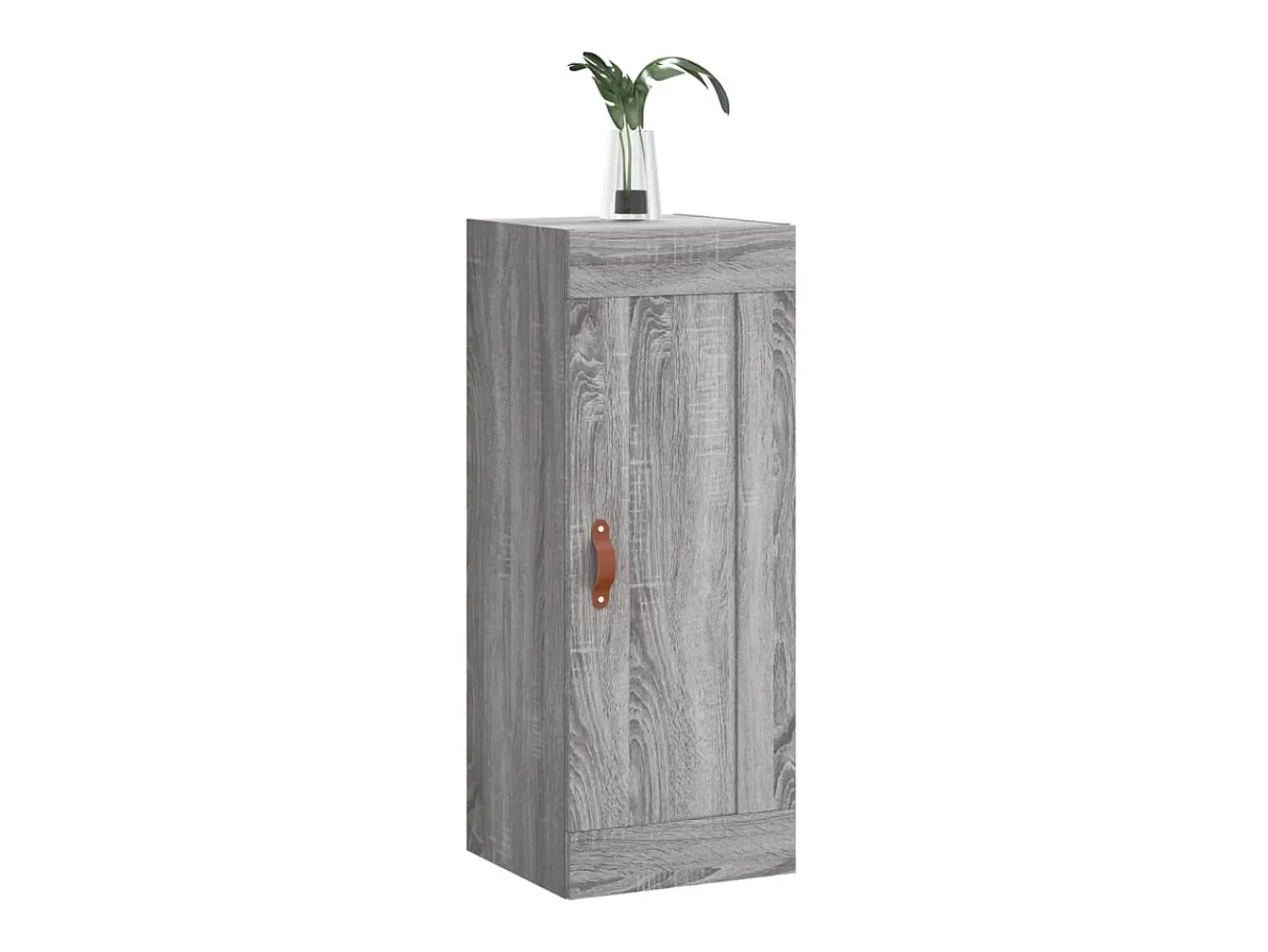 Prateleira|vidaxl Armário de parede 34,5x34x90 cm derivados madeira cinza sonoma Cinzento
