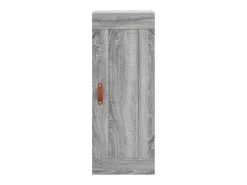 Prateleira|vidaxl Armário de parede 34,5x34x90 cm derivados madeira cinza sonoma Cinzento