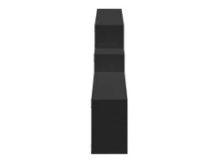 Prateleira|vidaxl Armário de parede 158x18x53 cm derivados de madeira Preto