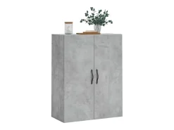 Discount vidaxl Armário de parede 69,5x34x90 cm deriv. madeira cimento Cinzento