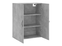 Discount vidaxl Armário de parede 69,5x34x90 cm deriv. madeira cimento Cinzento