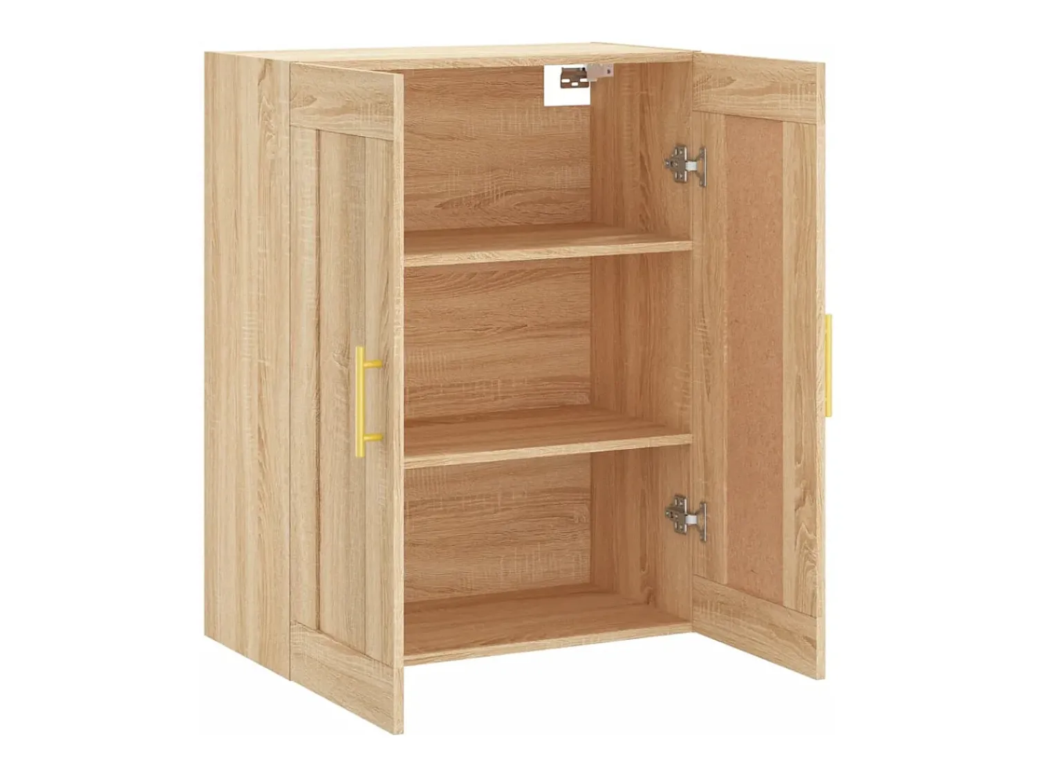 Prateleira|vidaxl Armário de parede 69,5x34x90 cm deriv. madeira carvalho sonoma Natural claro