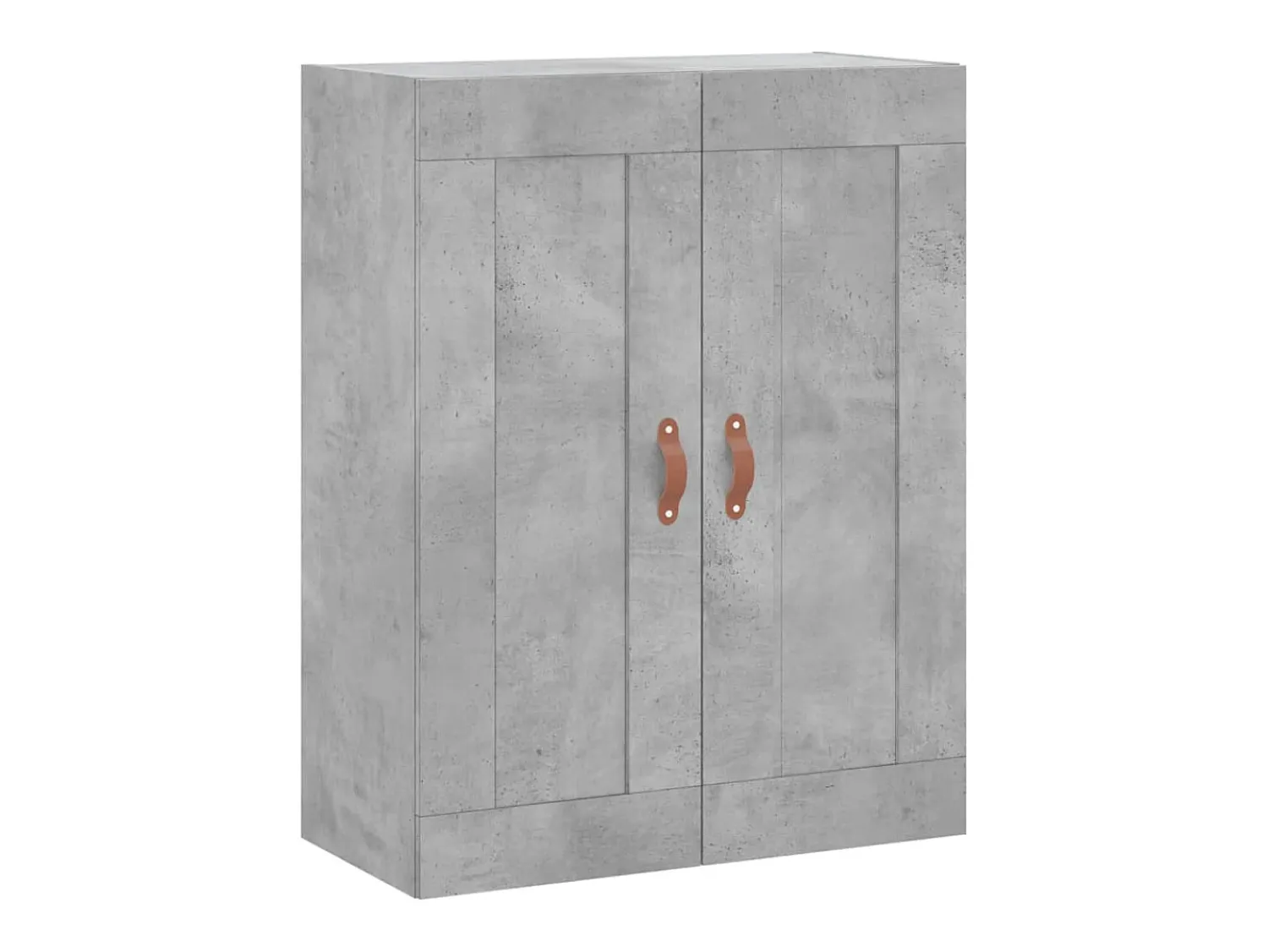 vidaxl Armário de parede 69,5x34x90 cm deriv. madeira cimento^ Prateleira