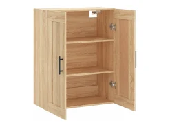 vidaxl Armário de parede 69,5x34x90 cm deriv. madeira carvalho sonoma Natural claro
