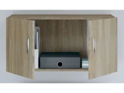 vidaxl Armário de parede 80x39x40 cm derivados madeira carvalho sonoma^ Prateleira