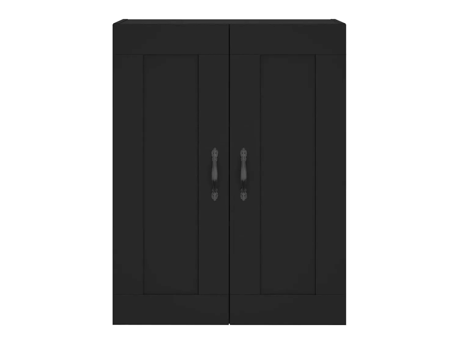 Prateleira|vidaxl Armário de parede 69,5x34x90 cm derivados de madeira Preto
