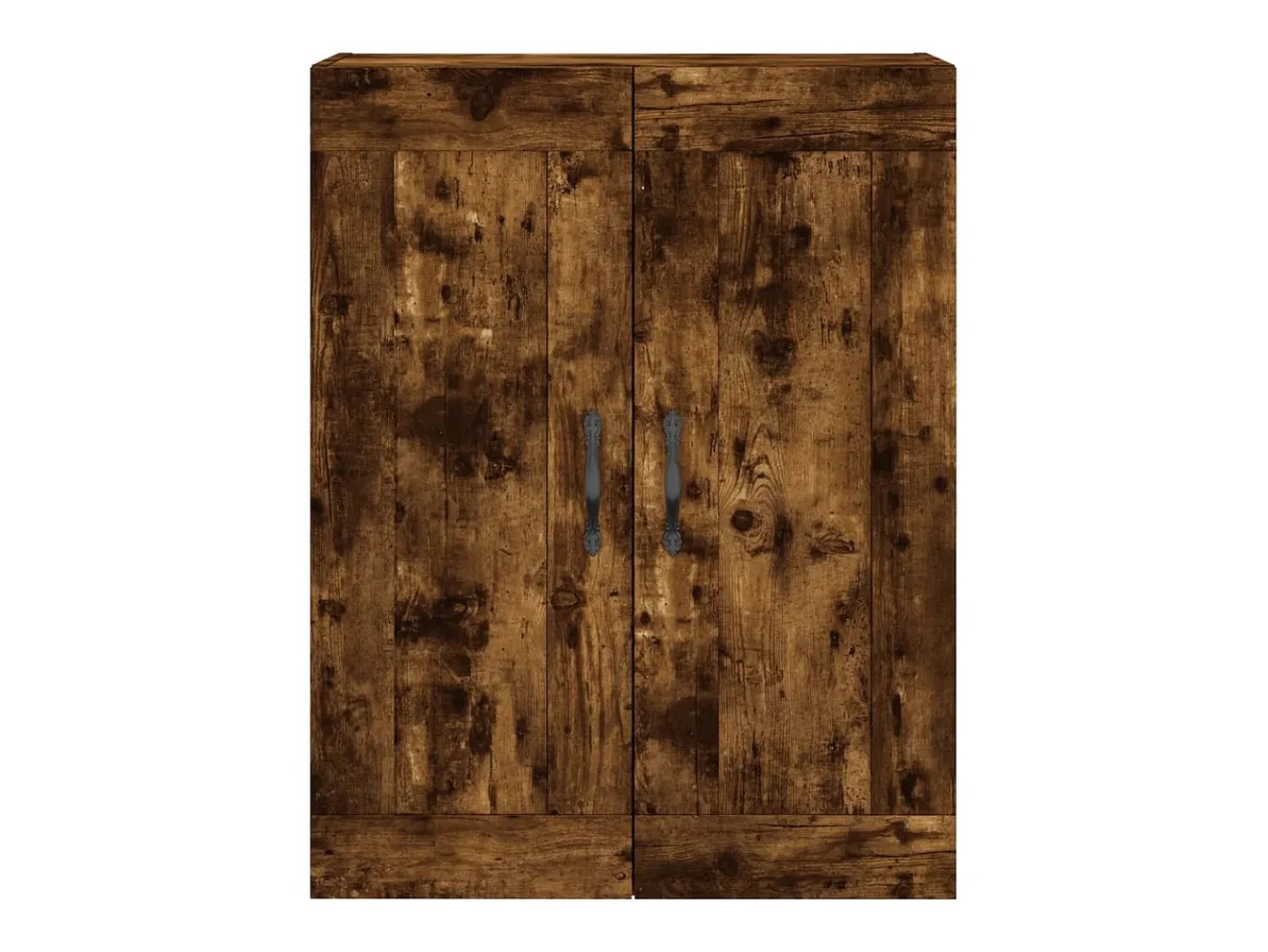 vidaxl Armário de parede 69,5x34x90 cm deriv. madeira carvalho fumado^ Prateleira