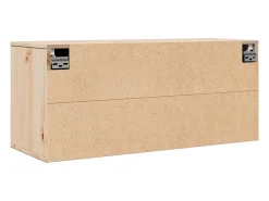 vidaxl Armário de parede 80x30x35 cm madeira de pinho maciça^ Prateleira