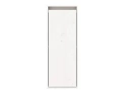 Prateleira|vidaxl Armário de parede 30x30x80 cm madeira de pinho maciça branco Castanho