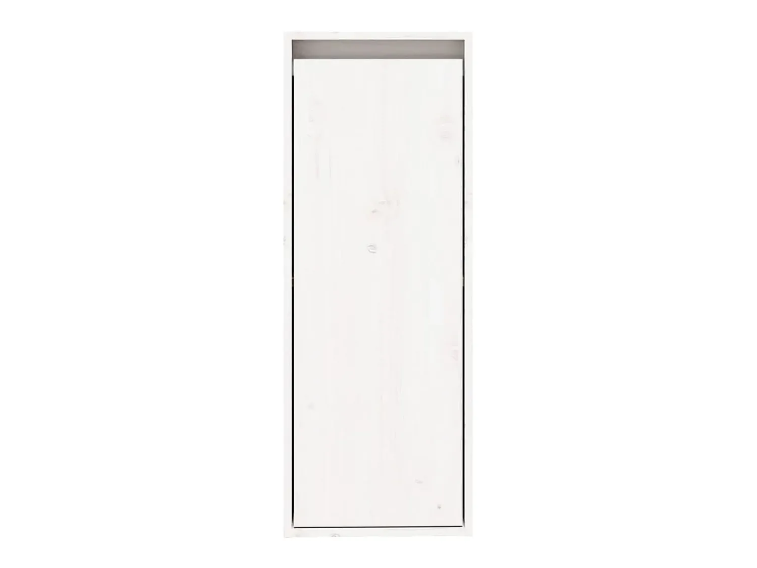 Prateleira|vidaxl Armário de parede 30x30x80 cm madeira de pinho maciça branco Castanho