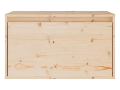 Best vidaxl Armário de parede 60x30x35 cm madeira de pinho maciça Castanho