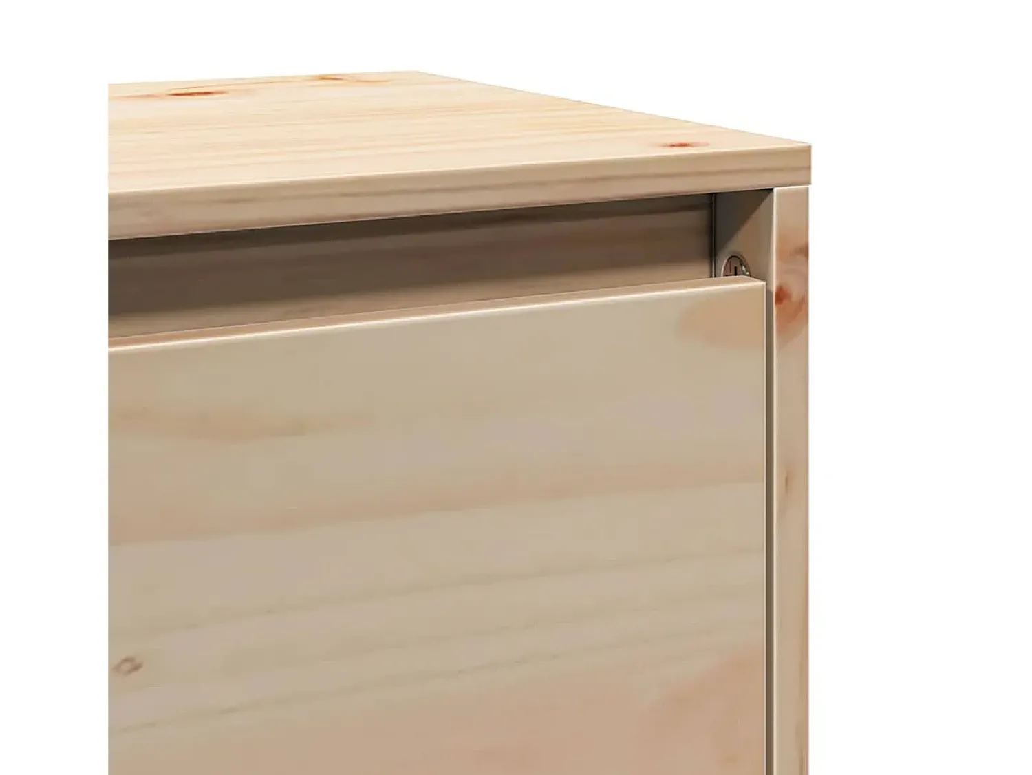 Best vidaxl Armário de parede 100x30x35 cm madeira de pinho maciça Castanho