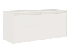 vidaxl Armário de parede 80x30x35 cm madeira de pinho maciça^ Prateleira