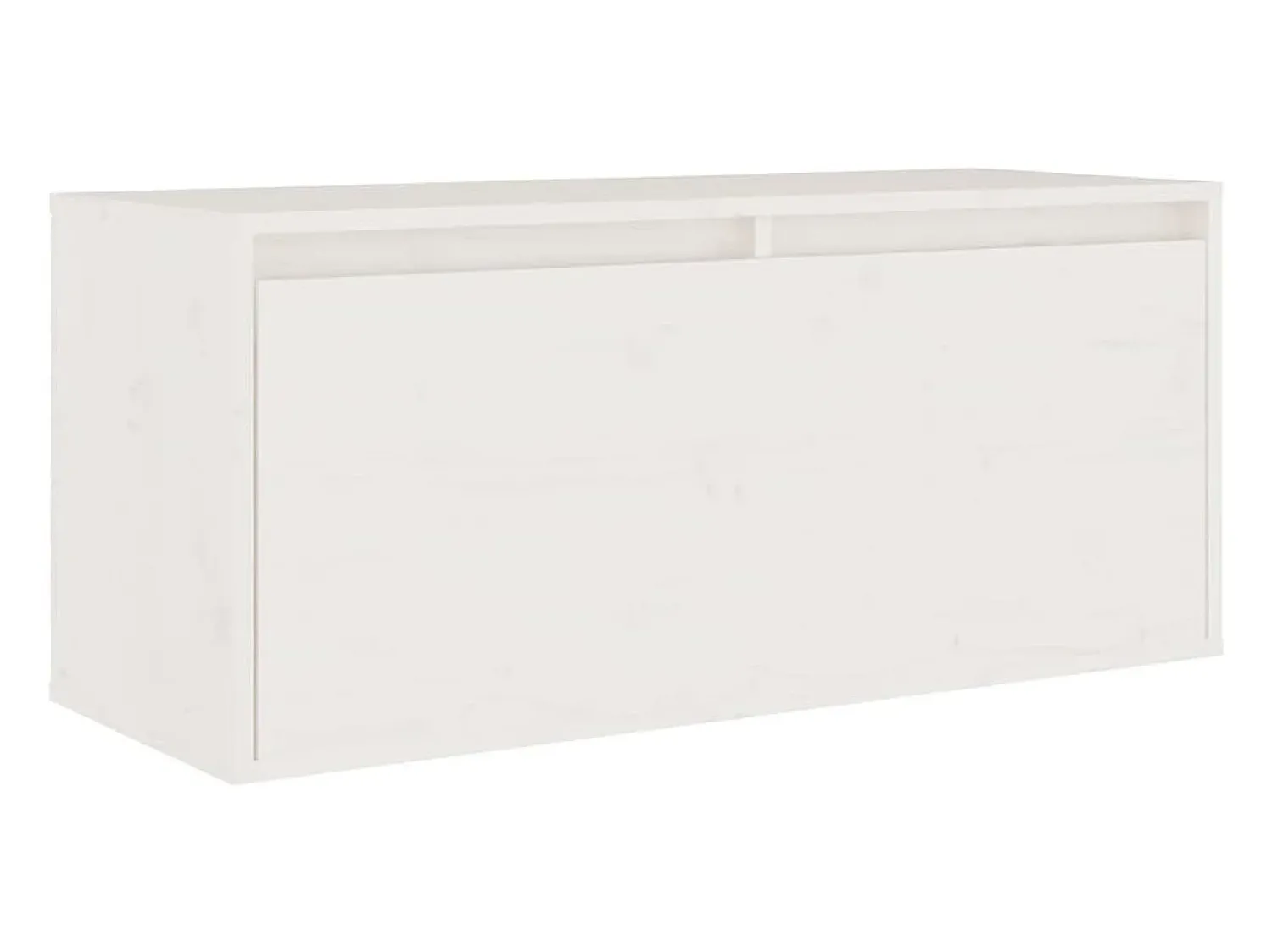 vidaxl Armário de parede 80x30x35 cm madeira de pinho maciça^ Prateleira