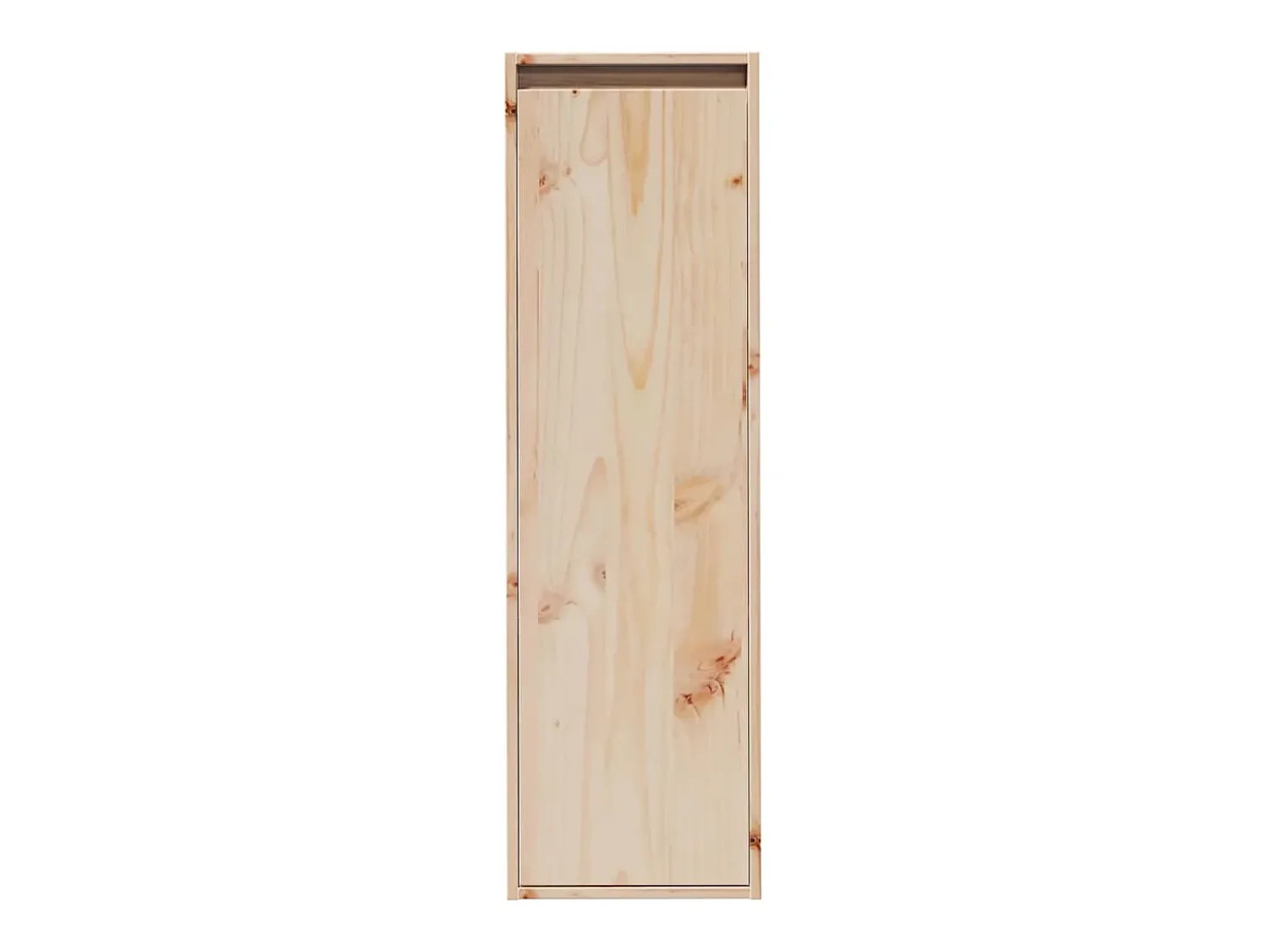 Sale vidaxl Armário de parede 30x30x100 cm madeira de pinho maciça Castanho