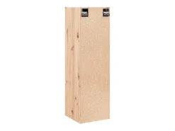 Sale vidaxl Armário de parede 30x30x100 cm madeira de pinho maciça Castanho