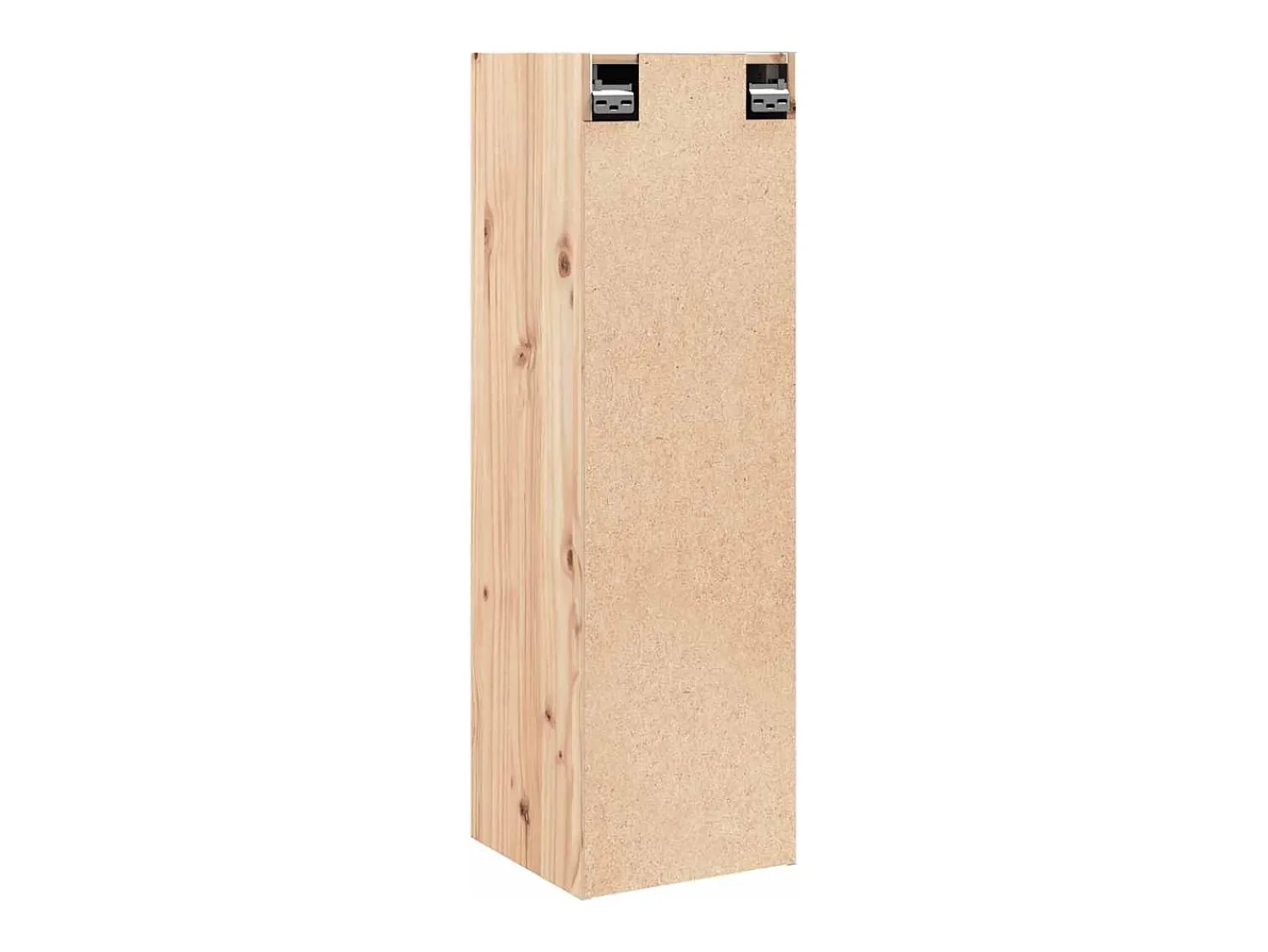 Sale vidaxl Armário de parede 30x30x100 cm madeira de pinho maciça Castanho