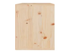 Sale vidaxl Armário de parede 45x30x35 cm madeira de pinho maciça Castanho