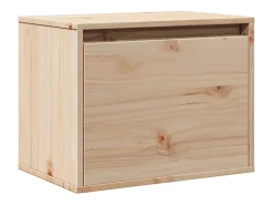 Sale vidaxl Armário de parede 45x30x35 cm madeira de pinho maciça Castanho