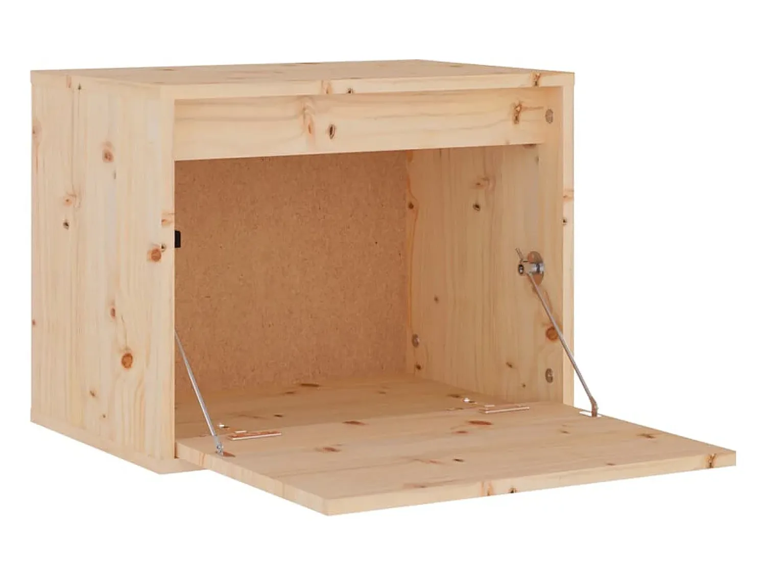 Sale vidaxl Armário de parede 45x30x35 cm madeira de pinho maciça Castanho